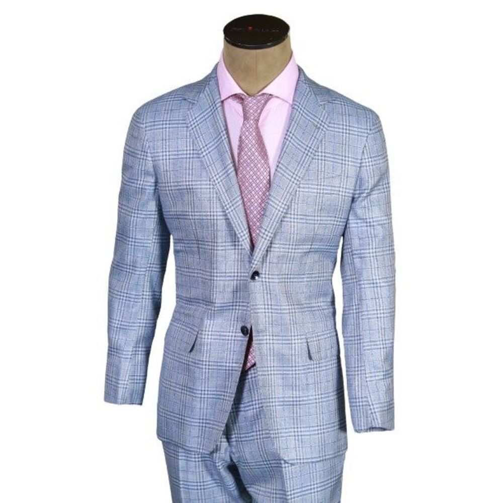 Sartorio Plaid Viscose Suit